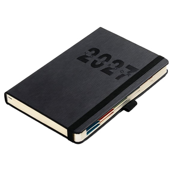 OADUKQ 2027 Daily Planner, A5 English Version 320 Page, 365 Day Self Discipline and Daily Planning, Black, 8.46 X 5.71 in