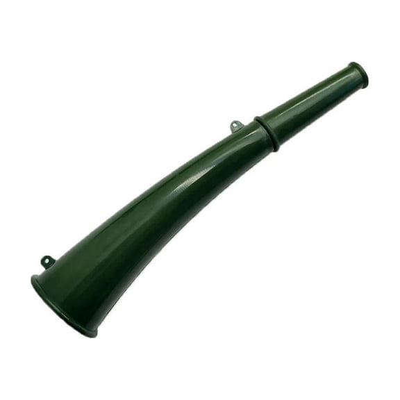 OADUKQ Outdoor Survival Horn, Copper Reed Whistle with Adjustable Pitch, Hiking Camping and Wilderness Safety, Nan, Green, 6.3 in