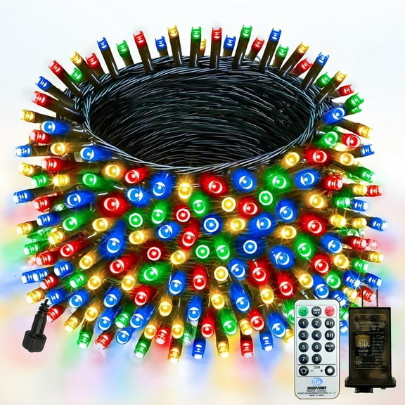 AVOXEZOR 240 LED Christmas String Lights Connectable, Plug in Christmas Lights for Bedroom, 88 Ft Twinkle Fairy Light for Home Wedding Tree Yard Patio Decor, Multicolor