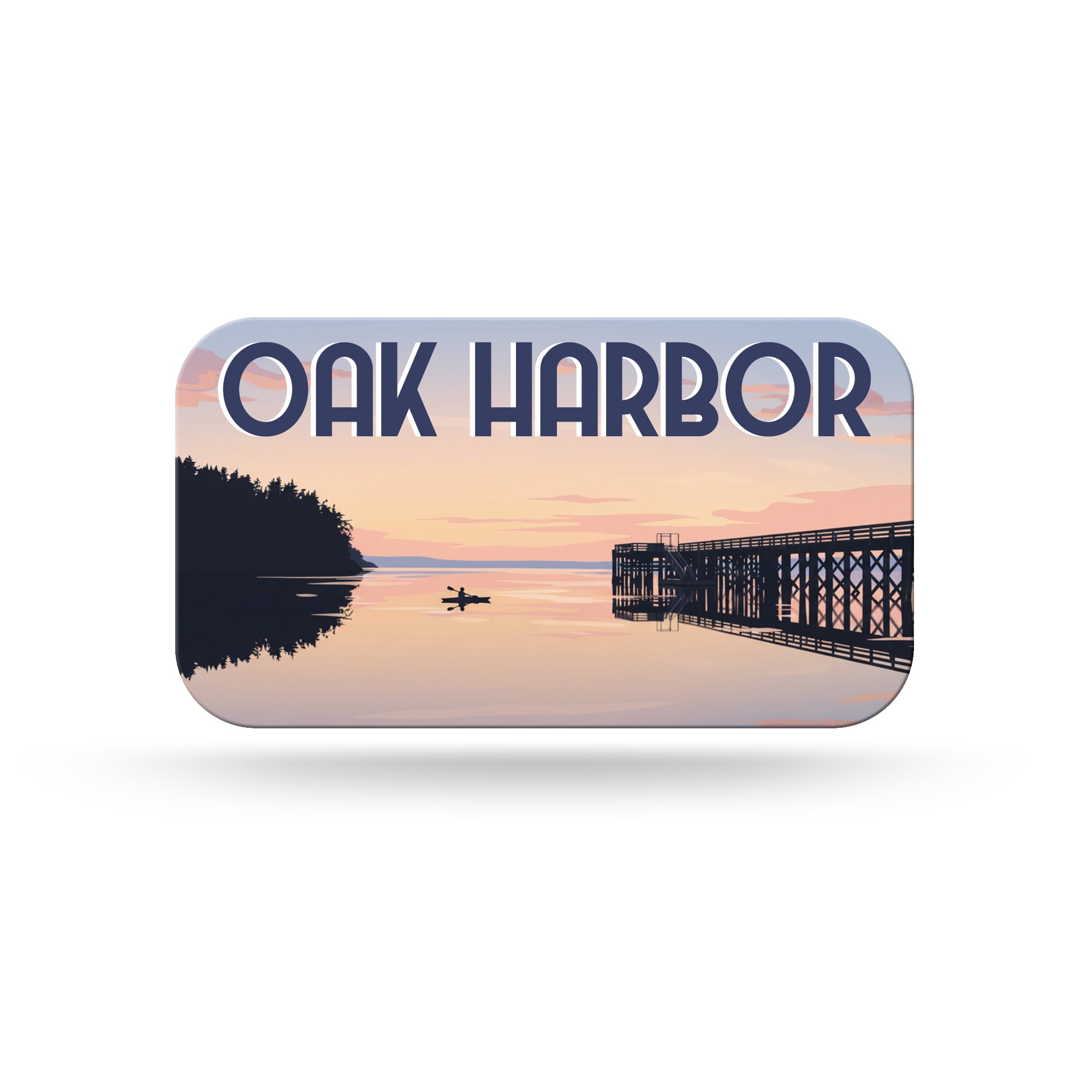 OAK HARBOR CRYSTAL VIEW MAGNET