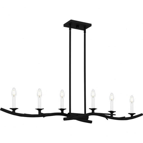 Quoizel Lighting - Oakley - 6 Light Linear Chandelier In Traditional Style-8