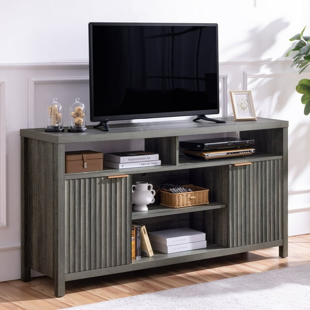 Fully Assembled OAKHAM Fluted TV Console Stand for TVs up to 65", 31