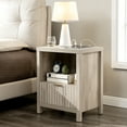 thumbnail image 1 of OAKHAM Nightstand with Charging Station, Bedside Tables with USB/Type-C Ports, Farmhouse Side Table End Table for Bedroom, Living Room, Gray Oak, 1 of 9