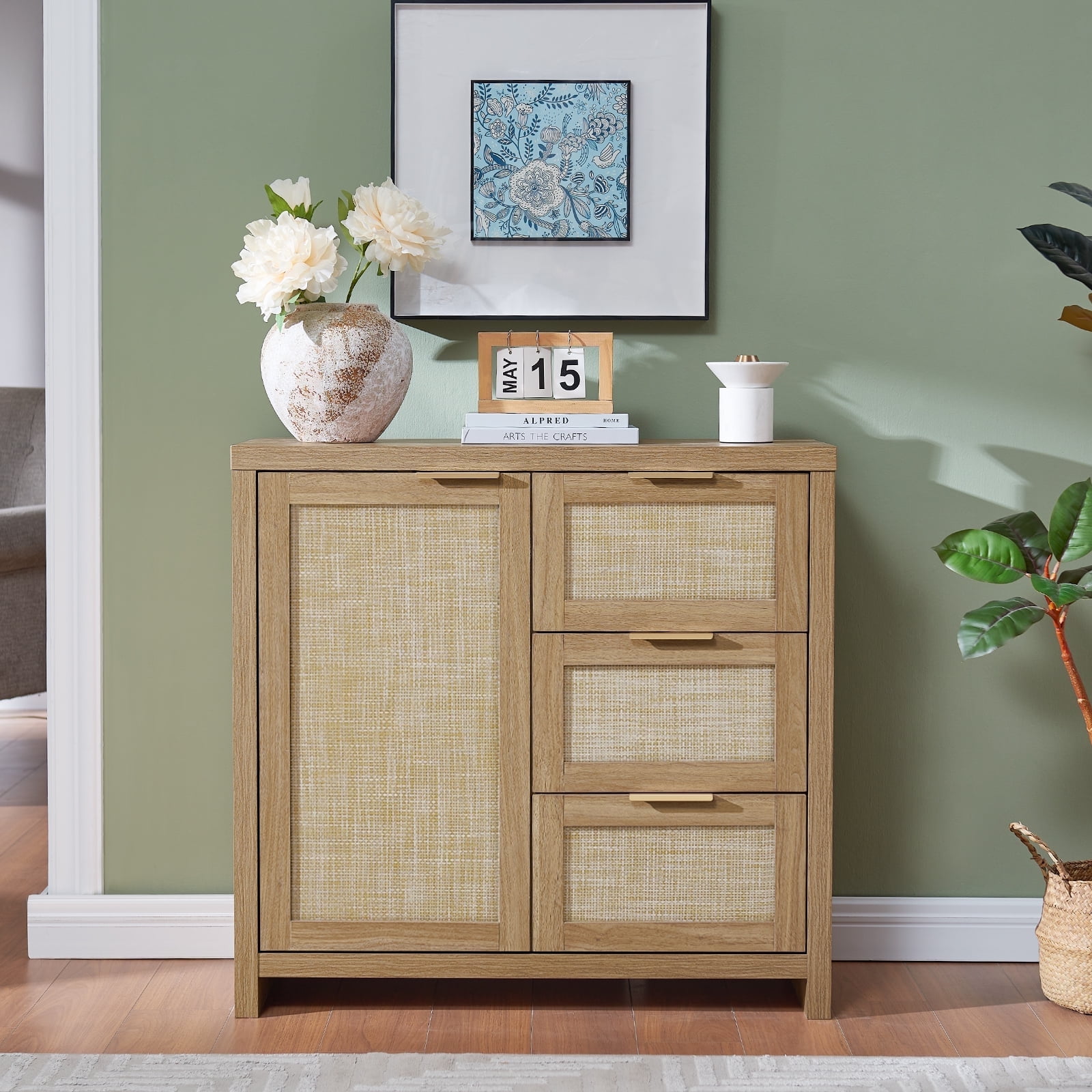 Rattan hallway cabinet hotsell