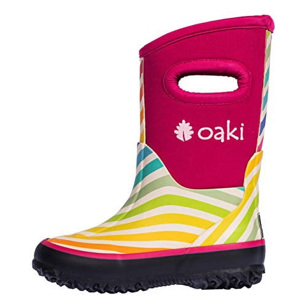 OAKI Kid s Neoprene Rain Snow Boots Walmart