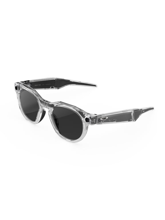 Oakley Meta HSTN, Clear, Transitions® Grey Lenses | Smart AI Glasses, Camera, Audio, Video Recording