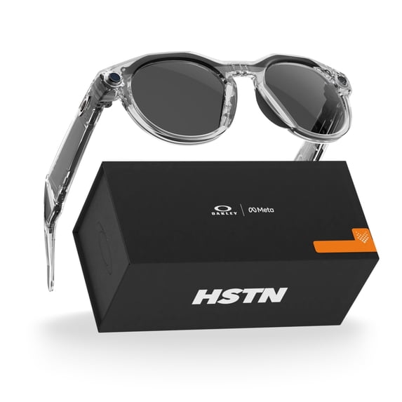 Oakley Meta HSTN - with Meta AI, Audio, Photo, Video Compatibility - Clear, Clear to Grey Transitions