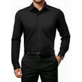 thumbnail image 1 of OALUXE Mens Dress Shirts Formal Long Sleeve Button Down Business Solid Shirt, 1 of 7