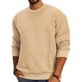 thumbnail image 1 of OALUXE Sweatshirts for Men Geometric Texture Pullover Long Sleeve Shirts Crewneck Casual Tops, 1 of 7
