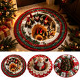 thumbnail image 1 of OANLKGI Christmas Rug 15.75 IN Round 3D Illusion Floor Mat Christmas Floor Mat Festive Christmas Area Rug for Indoor Entryway Living Room Bedroom Party Seasonal Home Decoration Multicolor, 1 of 5
