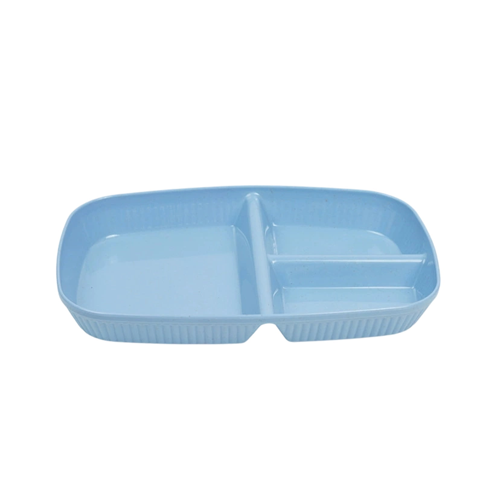 Divided Body OANLKGI Divided Serving Plate 10.63 x 7.09 in Three Sections Sectioned ...