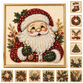 thumbnail image 1 of OANLKGI Diy Christmas Pearl Diamond Art Kits, Relaxing & Beginner-Friendly Pearl Painting Hanging Kit for Wall Decor, Diy Santa Claus Pearls Art for Home Decor Gift, 1 of 9