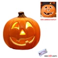 thumbnail image 1 of OANLKGI Halloween Pumpkin Lantern LED Lighted up Pumpkins Decorations Jack O' Lanterns Vintage Tabletop Fall Decor for Indoor or Outdoor Decors Thanksgiving Halloween Party Supplies, 1 of 7