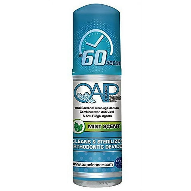 OAP Cleaner Cleans and Sterilizes Removeable Dental and Ortho