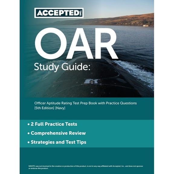 OAR Study Guide: Officer Aptitude Rating Test Prep Book with Practice Questions [5th Edition] [Navy], (Paperback)