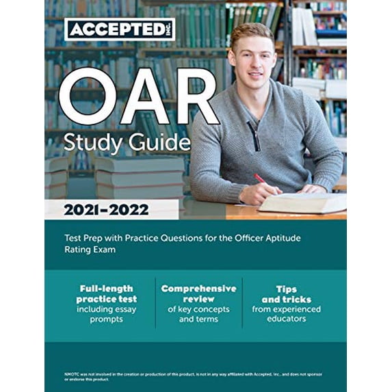 Pre-Owned OAR Study Guide: Test Prep with Practice Questions for the Officer Aptitude Rating Exam Paperback