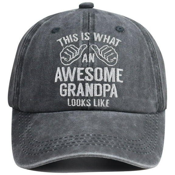 OASCUVER Grandpa Hat, Embroidered Wash Cotton, Adjustable