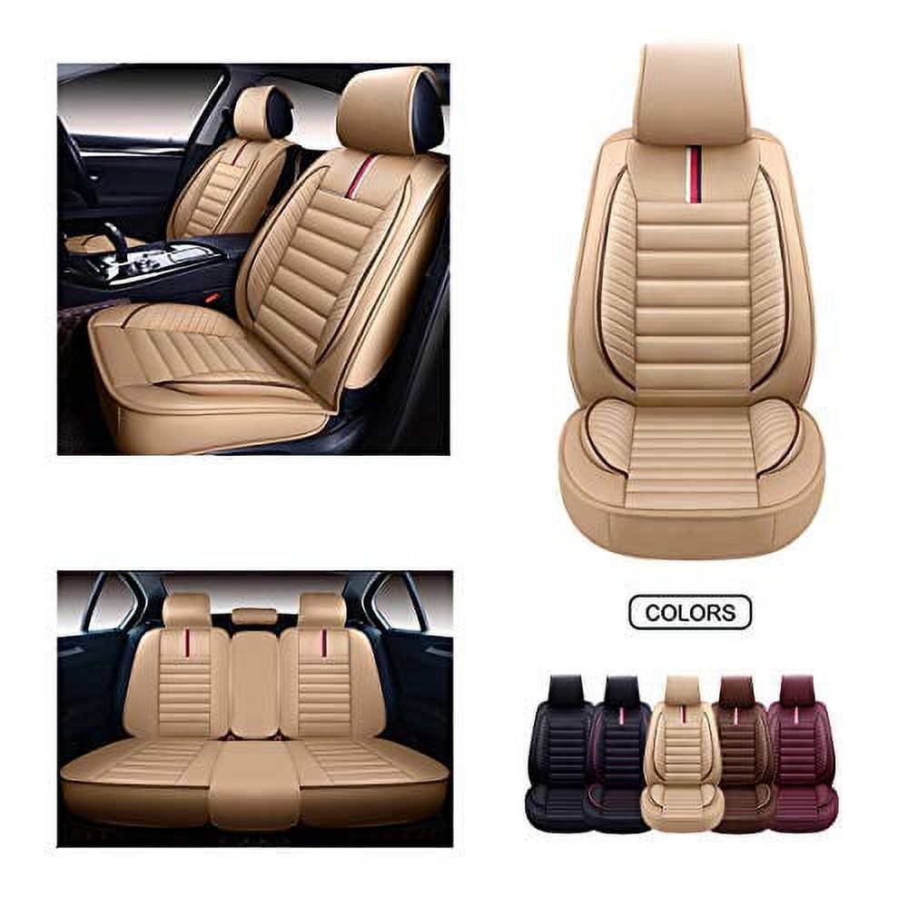 OASIS AUTO Leather Car Seat Covers