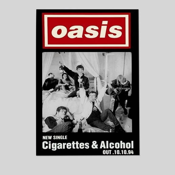 OASIS Cigarettes and Alcohol Promo Poster Print Size 24''x36'' -Kiloa