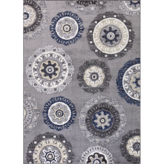 OASIS GRAY 7'10"X9'10" Indoor Area Rug