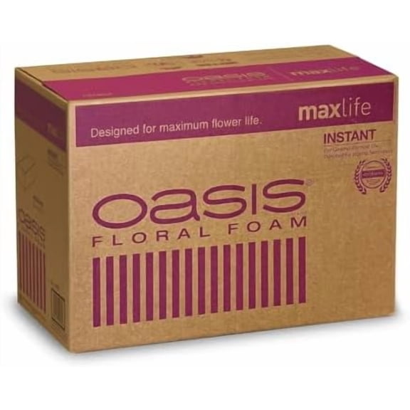 OASIS Instant Floral Foam Maxlife, 48 bricks per case$$Art & Craft