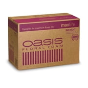 OASIS  Instant Floral Foam Maxlife | Punched for Faster Water Absorption | Green   48 Brick Case