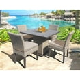 thumbnail image 1 of TK Classics Oasis Square Dining Table with 4 Chairs, 1 of 2