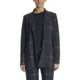 thumbnail image 1 of OAT New York Women's Holiday Plaid Oversized Blazer, 1 of 2
