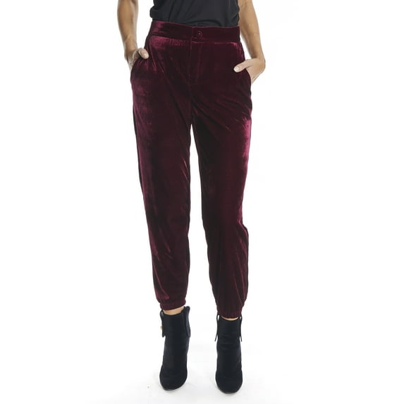 OAT New York Women's Velvet Holiday Jogger