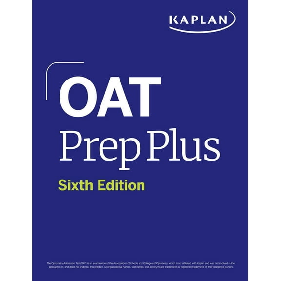 Kaplan Test Prep Oat Prep Plus, Sixth Edition (2025): Includes 16 Pages of Full Color Study Sheets + Online Access to 2 Full Length Pract, (Paperback)