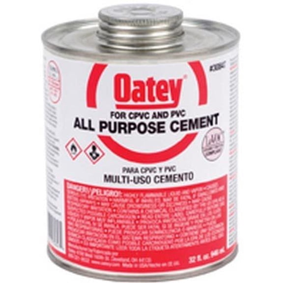 OATEY 32 OZ All Purpose Cement Clear 30847 12/Each