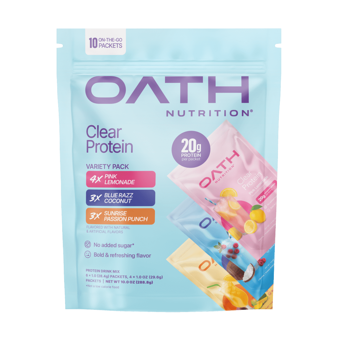 OATH Clear Whey Variety Pack 10 Count