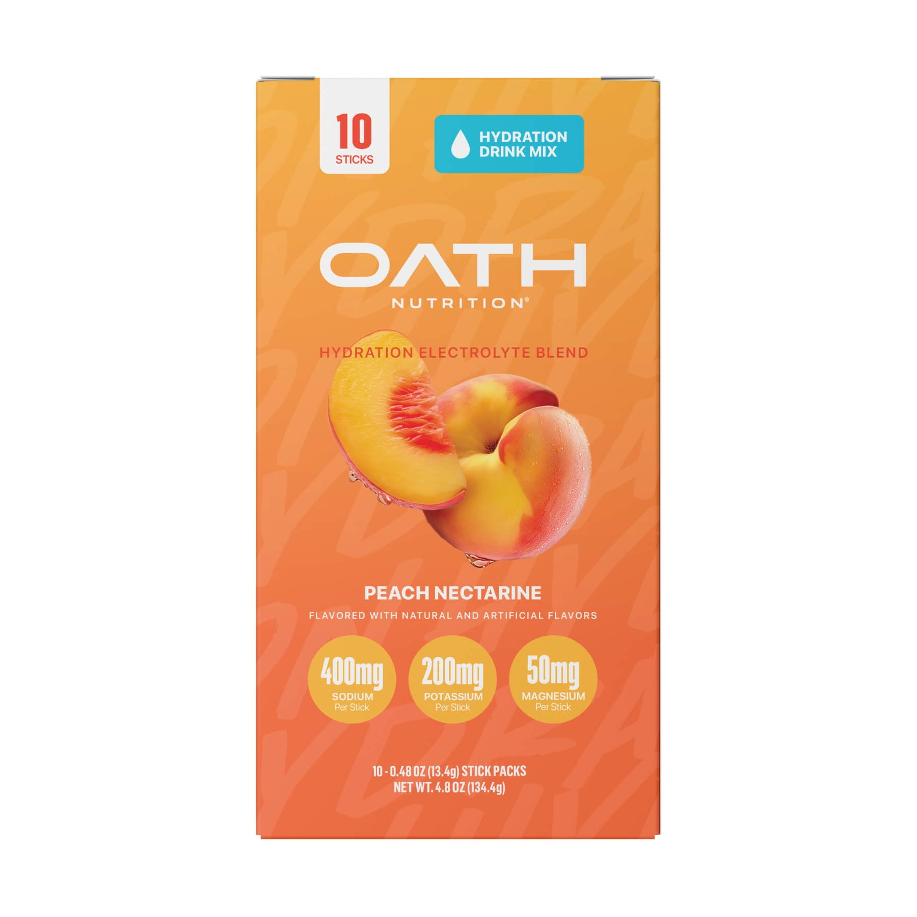 OATH Hydration Peach Nectarine 10-Count