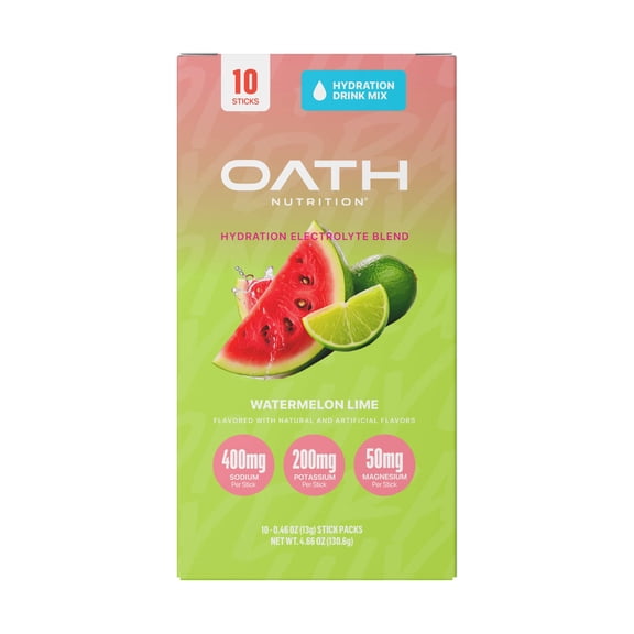 OATH Hydration Watermelon Lime 10-Count