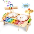 thumbnail image 1 of OATHX Kids Drum Set, Musical Instruments Xylophone for Toddlers,Educational Montessori Toys Baby Music Set, 1 of 8
