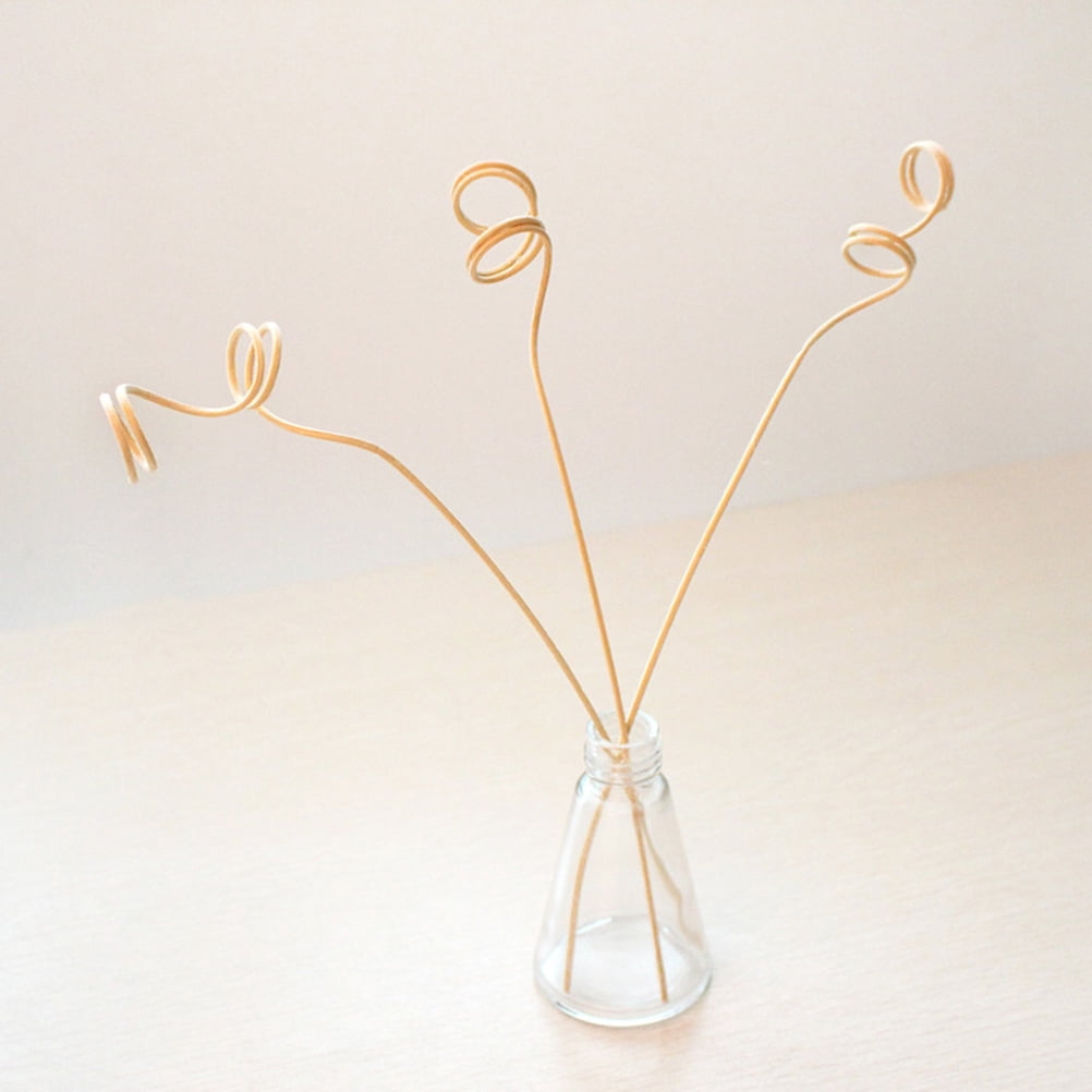 OATIPHO 20Pcs Reed Sticks Bamboo Golden Porous Design for Refreshing ...