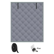 OAUP Winter Insulated Window Cover Thermal Insulated Window Blanket With Fastener Window Insulation Kit For Winter Keeping Warm