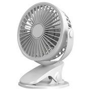 OAVQHLG37B Portable Fan,6 Inch Clip on Fan, 3 Speeds Small Fan with Strong Airflow, Clip & Desk Fan USB Plug in with Sturdy Clamp - Ultra Quiet operation for Office Dorm