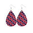 thumbnail image 1 of OAVQHLG3B 1 Pairs American Flag Earrings 4th of July Earrings Patriotic Star Earring for Independence Day Gift, 1 of 2