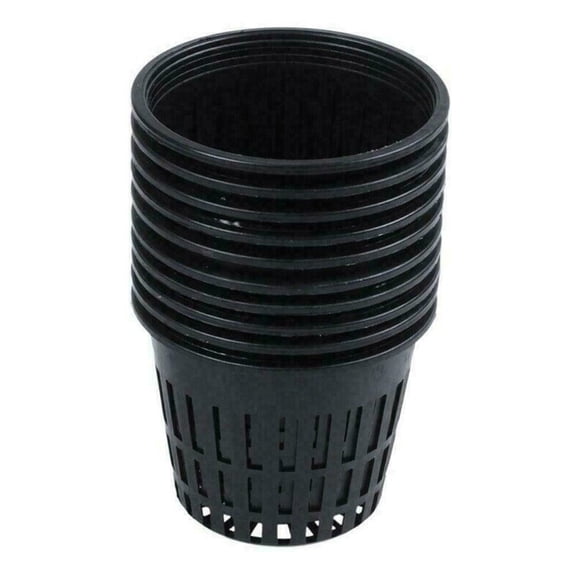 OAVQHLG3B 10Pcs Garden Pond Plastic Planting Baskets Aquatic Planter Pots New Fast