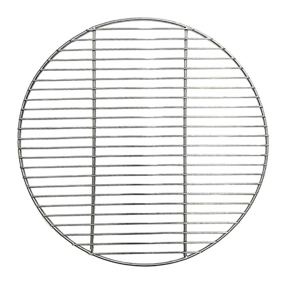 OAVQHLG3B 11 Inch Round Grill Grate Stainless Steel BBQ Grill Grid Extra Thick Cooking Grate Replacement for Charcoal Campfire Picnic Outdoor Cooking
