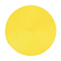 OAVQHLG3B 12 Inches Woven Cotton Placemats, Thick Heat Insulation Mats, Household Table Mats, Coasters, Bowl Mats, Placemats Kitchen Decor, Washable and Handmade Rustic Table Accessories