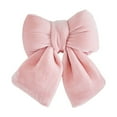 thumbnail image 1 of OAVQHLG3B 14.1 Inch Large Pink Velvet Christmas Tree Bows Fur Bows Decoration Crafts Hanging Furry Ornament for Xmas Tree Fireplace Wreaths Garlands Door Home Decor, 1 of 6