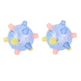 thumbnail image 1 of OAVQHLG3B 2 Pieces Squeaky Dog Toys,Spikey Dog Balls,Cleans Teeth for Healthier Gums BPA-Free Dog Toys for Aggressive Chewers,Spikey Balls, 1 of 5
