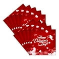 thumbnail image 1 of OAVQHLG3B 20 Pack Valentine’s Day Paper Napkins Pink Red Heart Disposable Luncheon Dinner Napkins for Party Supplies Table Decor, 6.5 x 6.5 Inch, 1 of 6