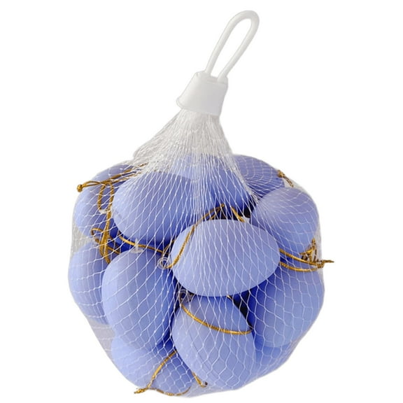 OAVQHLG3B 20 Pcs Easter Eggs Crafts,Hanging Plastic Easter Eggs Paintable with Rope,Artificial DIY Creative Decoration Kit Easter Gift Hanging Ornaments for Party Favors