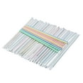 thumbnail image 1 of OAVQHLG3B 200 Pack Flexible Drinking Straws,Individual Package Disposable Black Plastic Straws,Extra Long Flexible Party Fancy Straws., 1 of 5