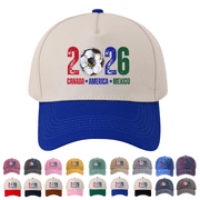 OAVQHLG3B 2026 Soccer Fan Cap Classic Baseball Caps, USA, CAN, MEX Baseball Hat, Adjustable Unisex Fit, Breathable Cotton, for Soccer Supporter