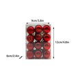 thumbnail image 1 of OAVQHLG3B 24Pcs Christmas Ball Mini Ornaments Party Decorations Shatterproof Festival Pendant Hangings for Xmas Tree Decor, 1 of 4