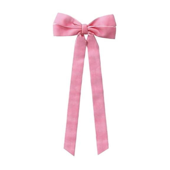 OAVQHLG3B Pink Velvet Ribbon Bows Christmas Tree Decorations,5in x 10in Xmas Ornaments for Tree Home Party Front Door Wreath Holiday Decor